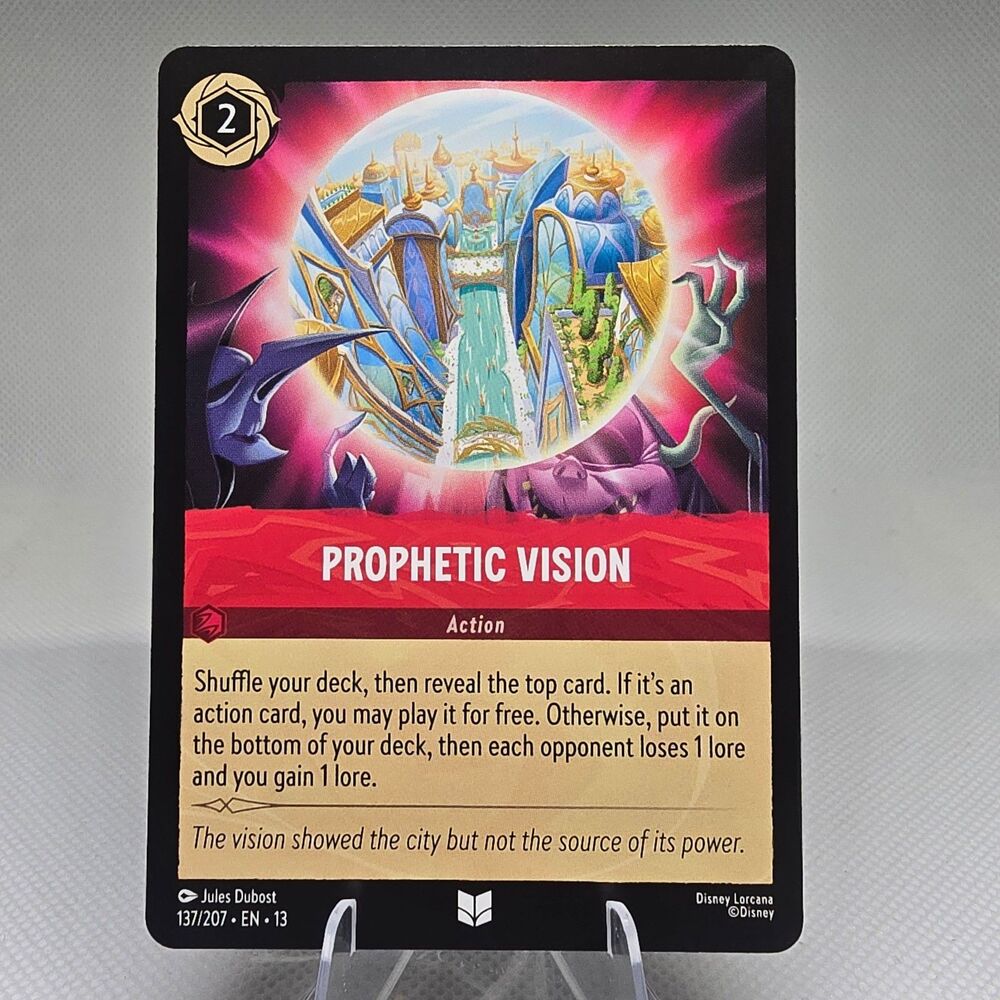 Disney Lorcana Prophetic Vision #137 Attack of the Vine